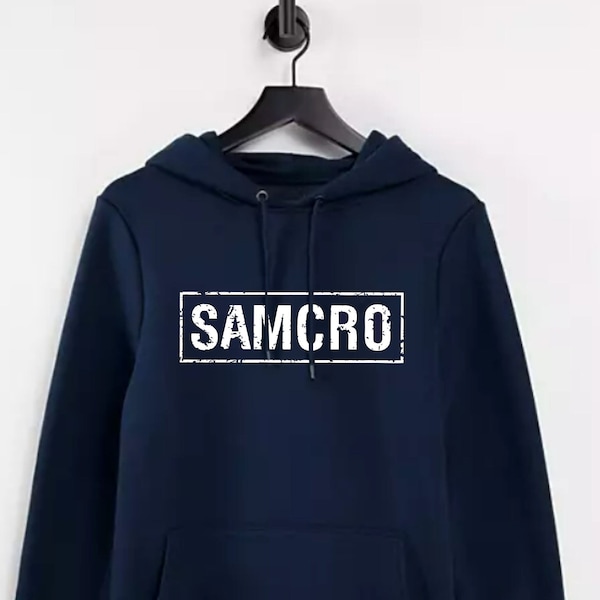 SAMCRO Adult/Unisex Navy Hoodie