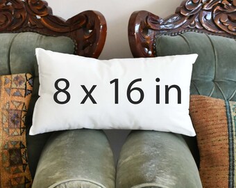 8 x 16 pillow insert