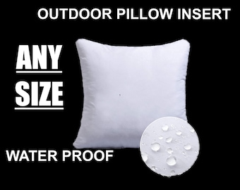 Outdoor Pillow Insert, Water Proof, Pillow Insert, Throw Pillow Insert, Outdoor Cushion Insert, Water Proof Insert, Cushion Insert, Filling