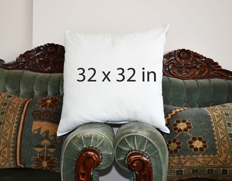 32x32 pillow insert