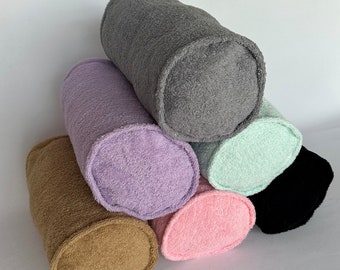 Terry Cloth Bolster, Summer Pillow, Towel Pillow, Custom Bolster