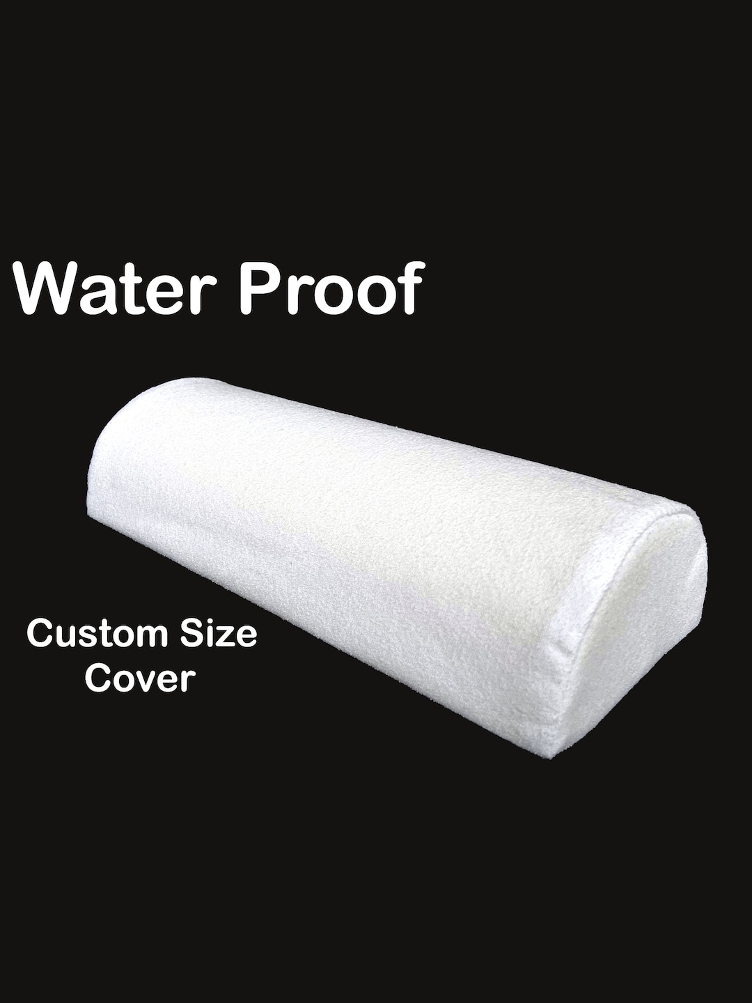 Half Moon Pillow Cover Water Proof Cover Leg Knee Support Case Semi