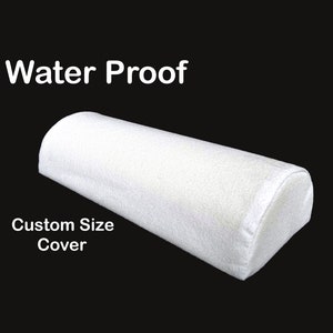 Half Moon Pillow Cover Water Proof Cover Leg Knee Support Case  Semi Round Bolster Cover Half Cylinder Pillow Protector Medical Cover