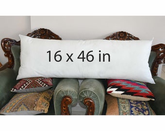 Pillow Insert, 16x46 in, Kilim Pillow Insert, Pillow Filling, Kilim Cushion Insert, Lumbar Insert, Throw Pillow Insert, Cushion Filling