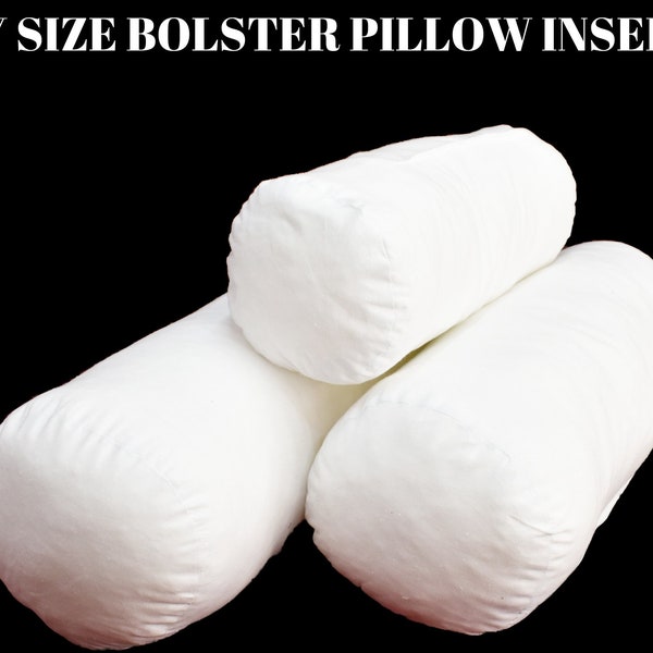 Any Lenght Any Diameter Bolster Insert Throw Pillow Lumbar Cushion Neck Roll Filling Inner Decorative Yoga Bolster