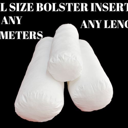 Any Diameter Bolster Pillow Insert 5 6 7 Etsy