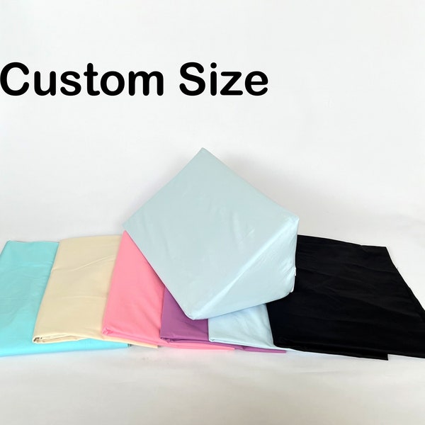 Wedge Pillow Cover, Custom Size Cover, Pure Cotton Cover, Leg Support Case, Side Sleeper Cover, Medical Covers, Soft Wedge Cover