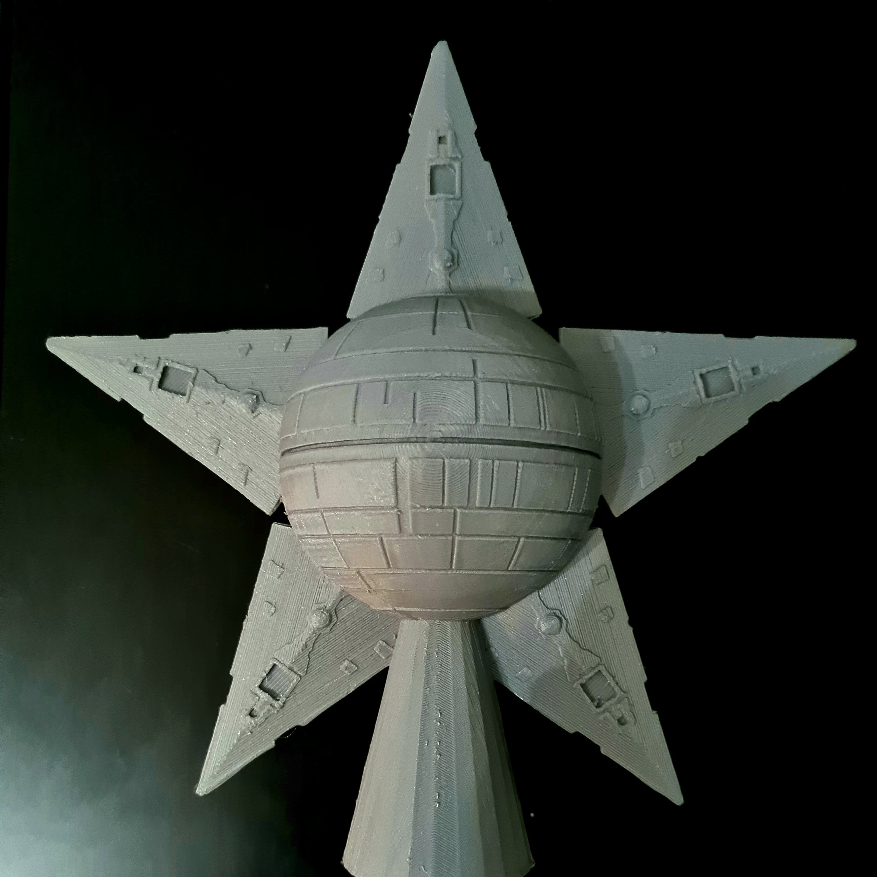 Star Wars Christmas Tree Topper Starwars Millennium Falcon Etsy UK