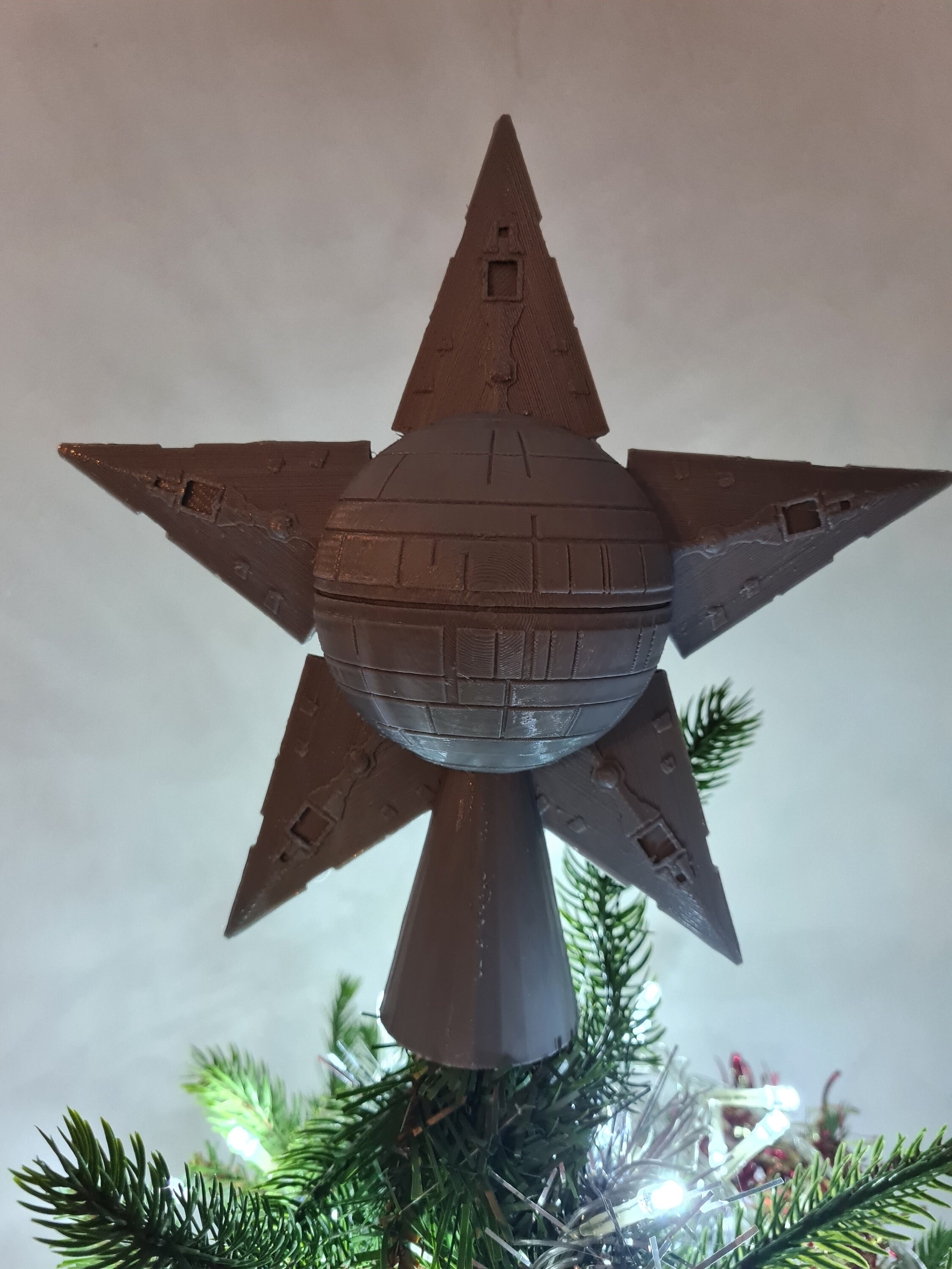 Star Wars Christmas Tree Topper Starwars Millennium Falcon Etsy UK