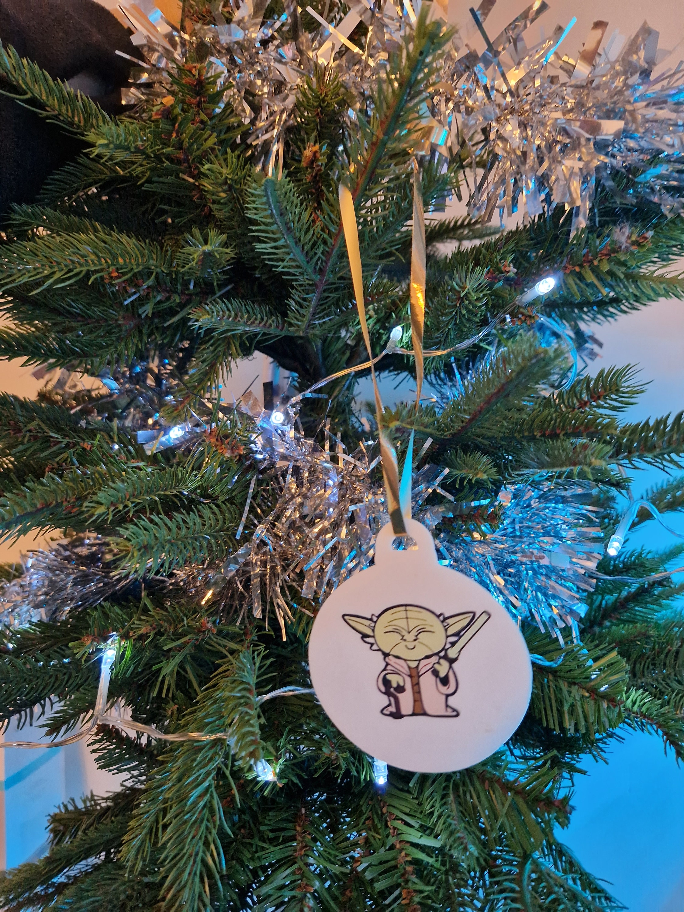 Star Wars Christmas Tree Topper Starwars Millennium Falcon Etsy UK