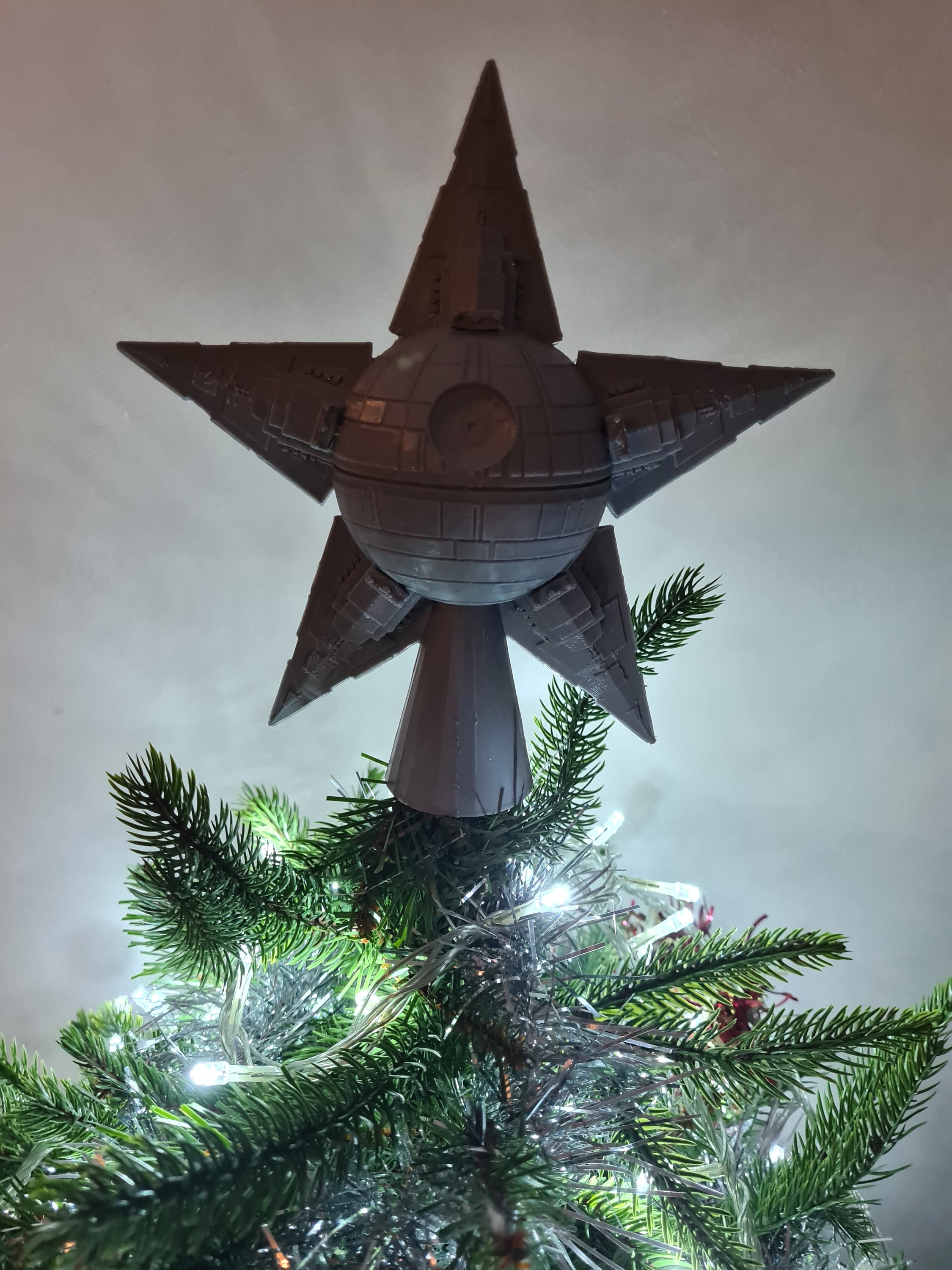 Star Wars Christmas Tree Topper Starwars Millennium Falcon Etsy UK