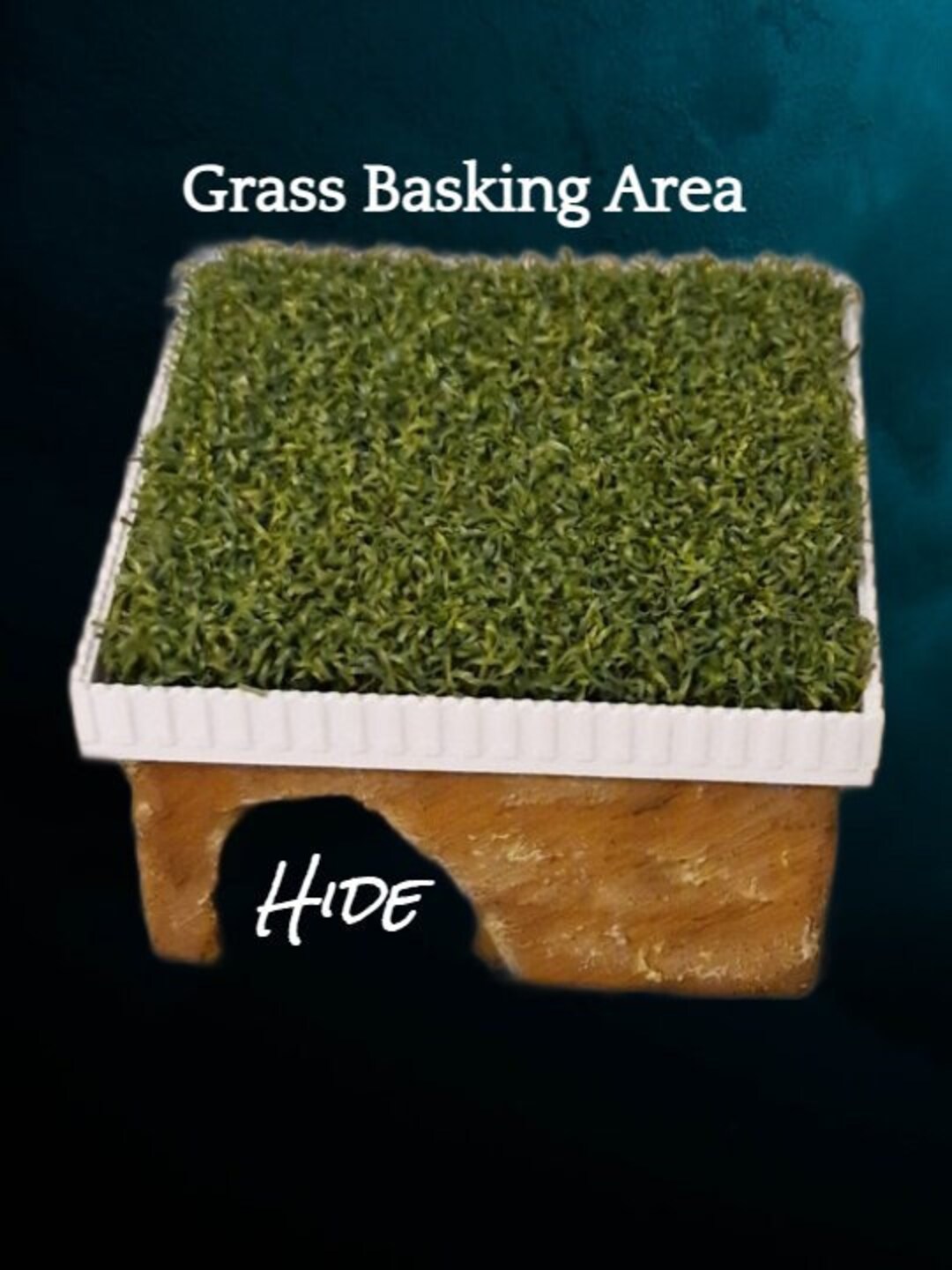 Reptile Hide, Basking Area, Cave, With Grass Top. Etsy