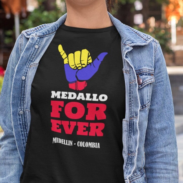 Medellin Colombia Tshirt, Unisex, 4 colores, Camiseta Medellin Colombia, Regalo Colombia