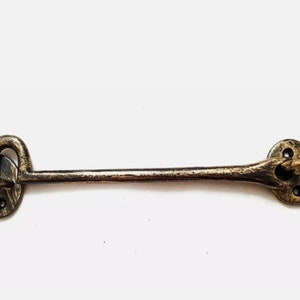 Antique Vintage 1930's Brass Triple 3 Coat Hook From Cruise Ship Screw  Straight Onto Your Door Reclaimed Storage Cottage Cabin Home Decor 