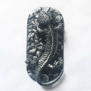 Lizard Gecko Pewter Front Door Knocker Cast Iron