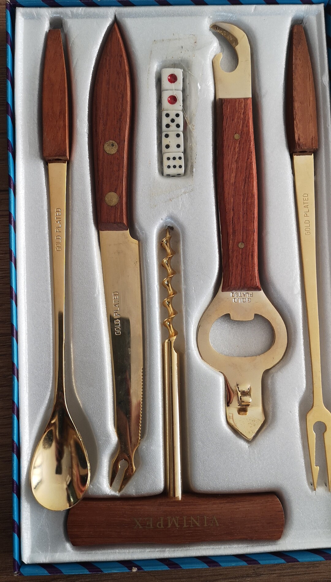 Bar Set Gold Plated 5pcs. BAR SET High Quality With Etsy UK