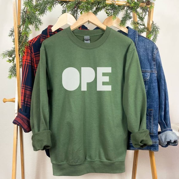 Midwest Michigan Accent Funny Ope Unisex Sweatshirt
