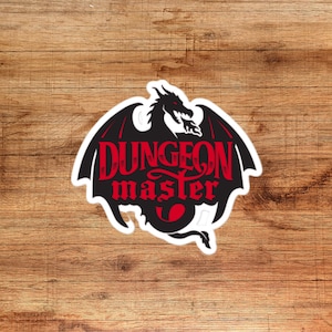 Dnd Stickers, Planner Stickers, Dnd Sticker, Dungeon Master Sticker, Dragon Sticker, D&D Gift Sticker, RPG Sticker, DM Sticker Gift