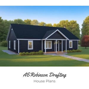 The Wakefield, 3 bedroom, 2 bathroom single story home, 1400 sqft