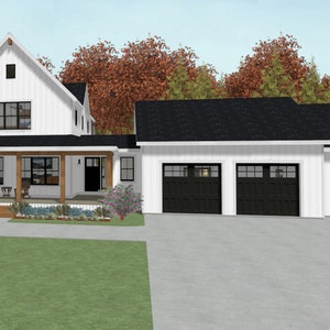 The Willowtree Floor Plan, 2-3 bed 1.5 bath, 2 story house.  2,400sq ft.