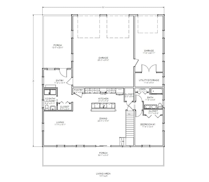 The Ultimate Barndominium Floor Plan 3 4 Bed 25 Bath 2 Story