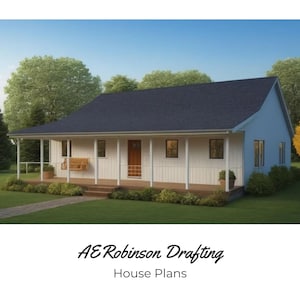 The Riverbank-SLAB Floor Plan, 2 bed 2 bath, single story ranch house.  1,200sq ft.