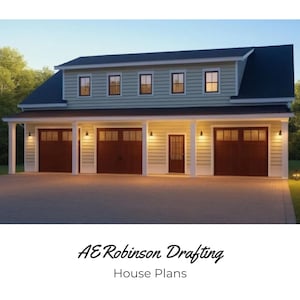 The Amber Apartment Floor Plan, 2 bed, 1 bath, garage with apartment above.  1,400sq ft.