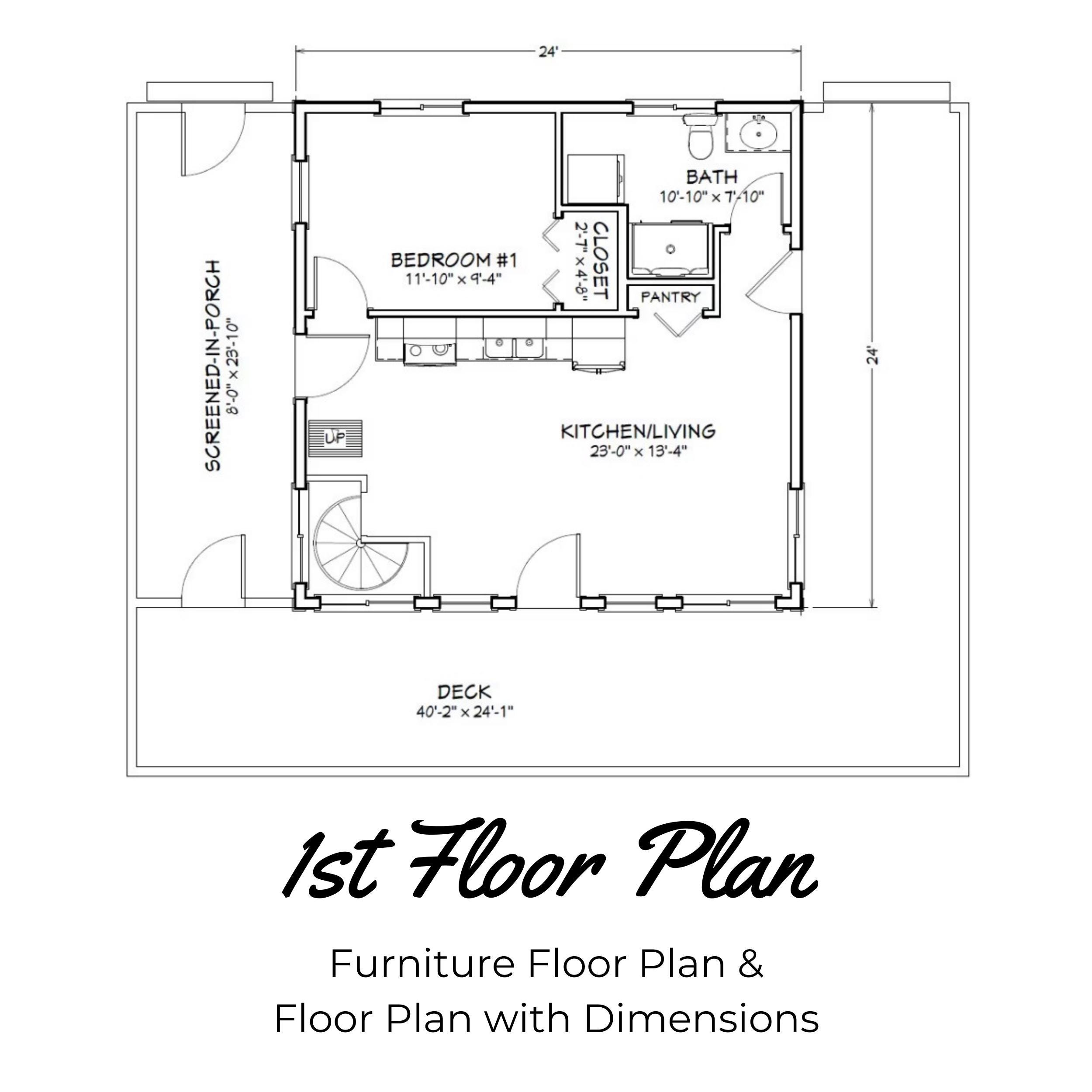 The Brookside House Plan, 3 Bed 2 Bath, Walkout Basement, 1300 Sqft. - Etsy