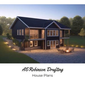 Edgewater House Plan: 1 Bed, Daylight Basement (Digital Download)