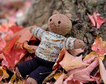 Uszka Kitten Knitting Pattern | Stuffed Animal (PDF Download)