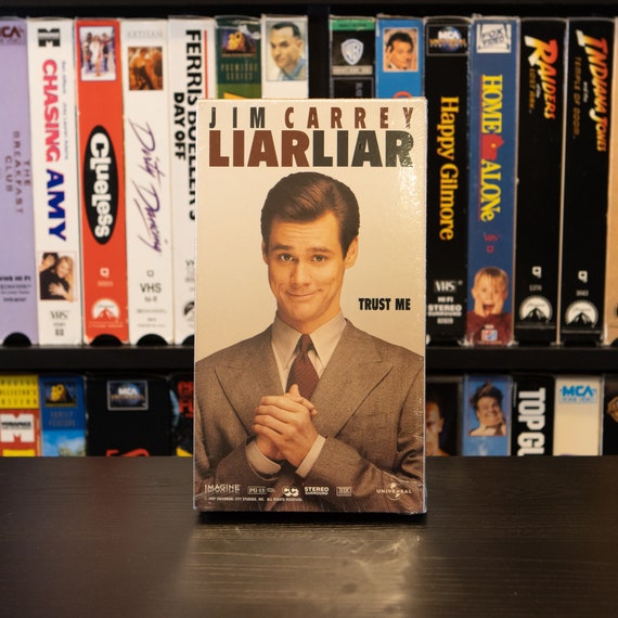 Liar Liar VHS Tape Sealed VHS Tape Liar Liar con Jim Etsy México