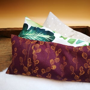 Eye pillow lavender aromatherapy relaxation wellness yoga meditation handmade gift self care