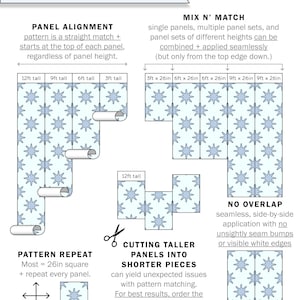 Blue Art Nouveau Floral Wallpaper | Peel and Stick, PrePasted, Unpasted | William Morris Damask | FL077-NAVY image 9