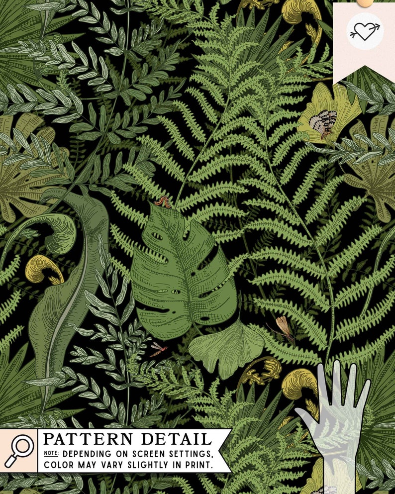 DarlingHouseDesign Botanical Shower Curtain - Thumbnail 5