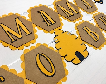 Bee Baby Shower Banner Paper Party Decoration 60off