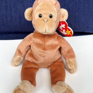 Ty Beanie Baby Bongo TM. 1995 Tail color error