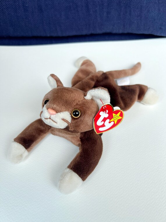 Ty Beanie Baby Pounce the Cat 1997 Errors Canada