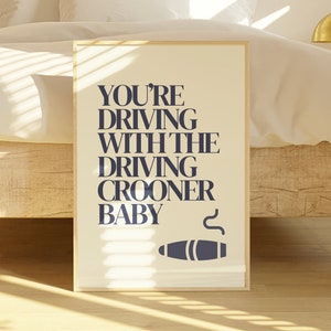 Fahren Crooner DRUCKBARE Poster I Think You Sollte Leave Geschenk Poster Geburtstag Geschenk Post Tim Robinson Druck Dekor Urlaub Geschenk ITYSL