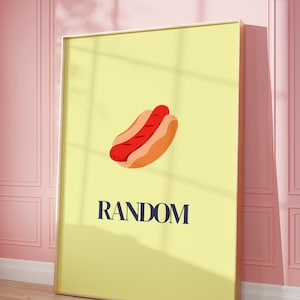 Random Hotdog Car Poster; I Think You Should Leave Poster; ITYSL Digital Download; ITYSL Quotes; Tim Robinson Art; TV Poster