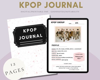 kpop printable etsy
