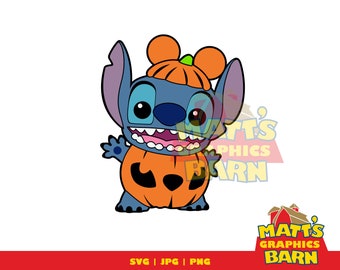 Halloween Pumpkin Stitch SVG