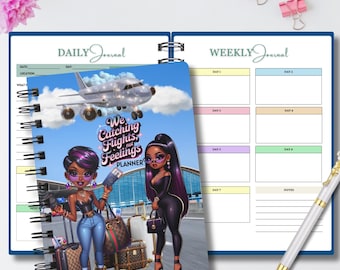 Digital Travel Planner | Canva Template, Trip Organizer (69-Page)