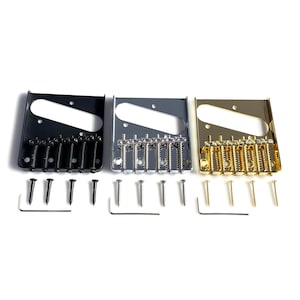 Chevalet cendrier vintage Telecaster - 6 chevalets plaqués individuellement