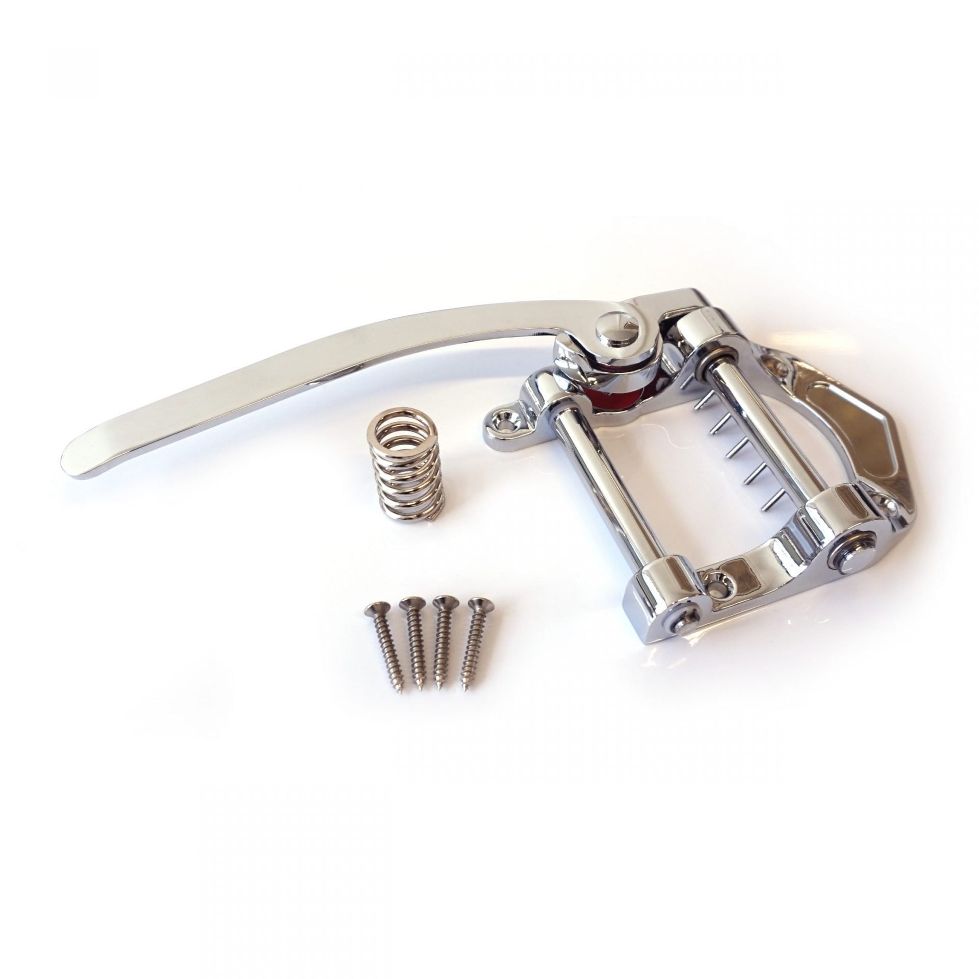 Ponte Tremolo Vibrato In Metallo Cromato Per Chitarra Elettrica – Manico E Manovella Inclusi