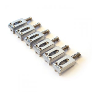 Bridge Saddles for Stratocaster and Telecaster Guitars