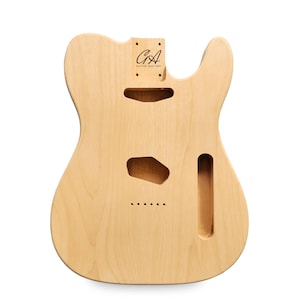 Telecaster Guitar Body - Unfinished - 2 Piece American Alder