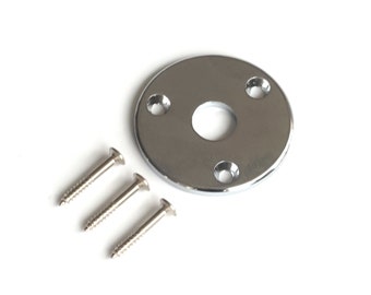 Round Jack Plate for Flying V Electric Guitar