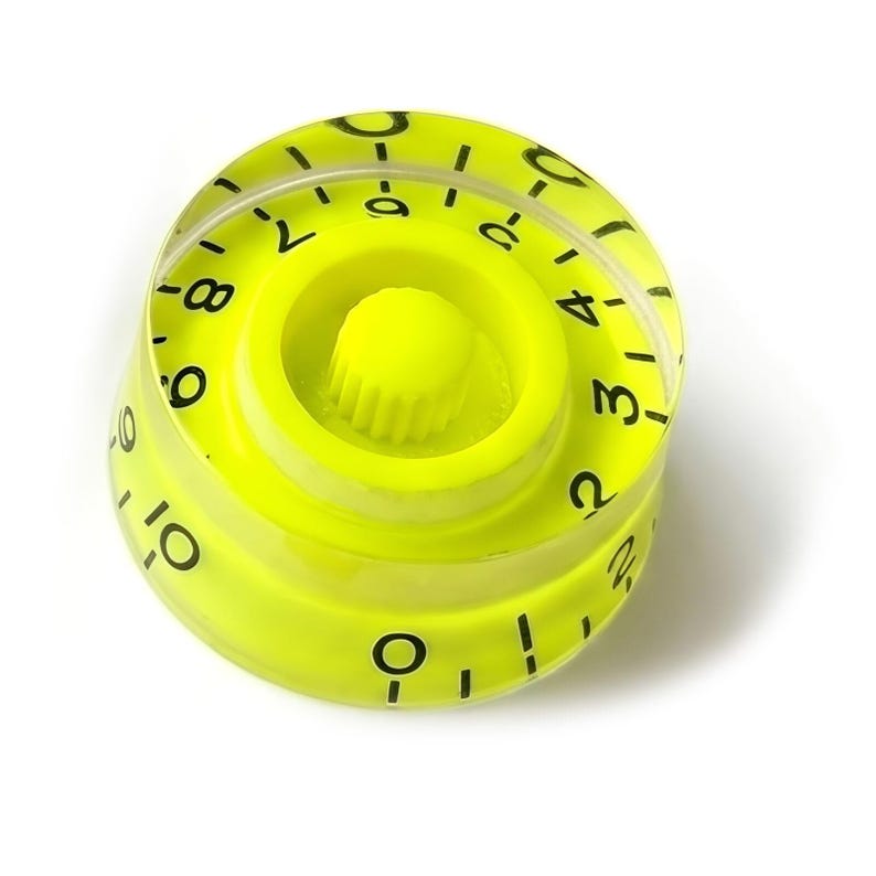 Speed Control Knobs – Volume Tone for Gibson & Epiphone Les Paul – Lime Green