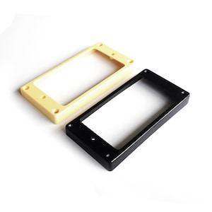 Humbucker Pickup Mounting Ring Surround Flat Bottom - Cream, Black PR003