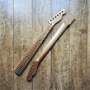 Telecaster Compatible Roasted Maple Guitar Neck Gloss 22 Fret
